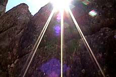 Diamond-shaped orbs near Lion's Gate in Mycenae